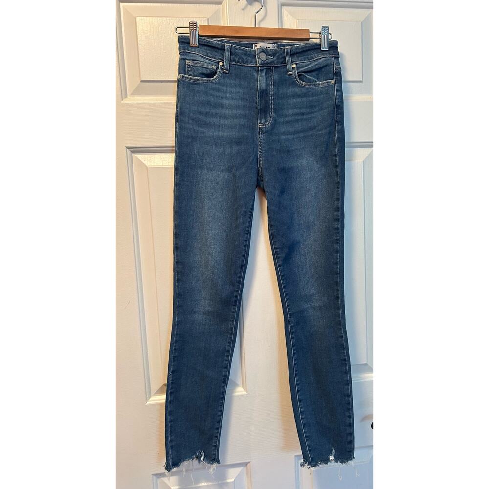 Paige Premium Denim Margot Ankle Jacques with unfinished hem, Size 26